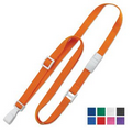 3/8" Adjustable Lanyards with No-Twist Wide Plastic Hook